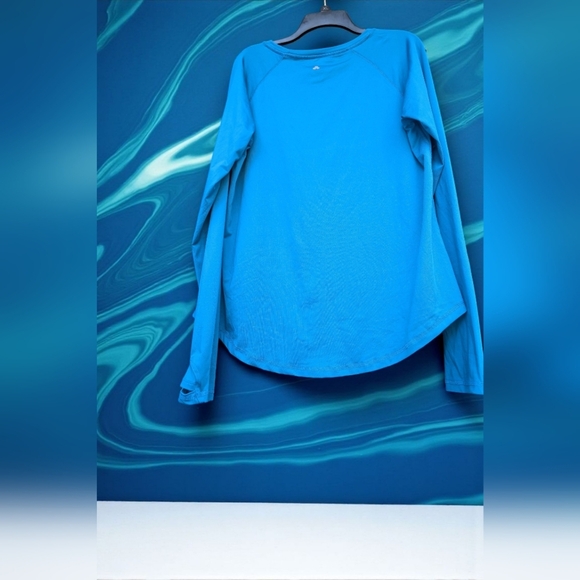 Tek Gear Adaptive Long Sleeve Performance Tee Color: Cyprus Blue,  LARGE (EUC) - Picture 9 of 12